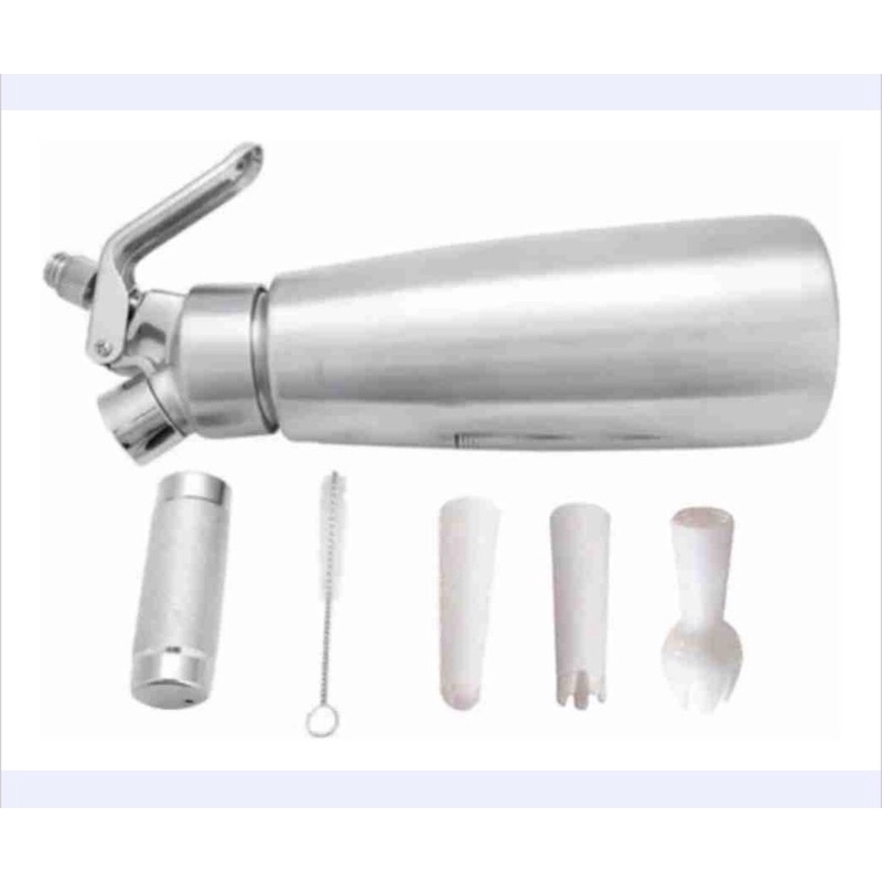 Sifão Garrafa Chantilly Profissional Prata  1 Litro em Oferta na Shopee