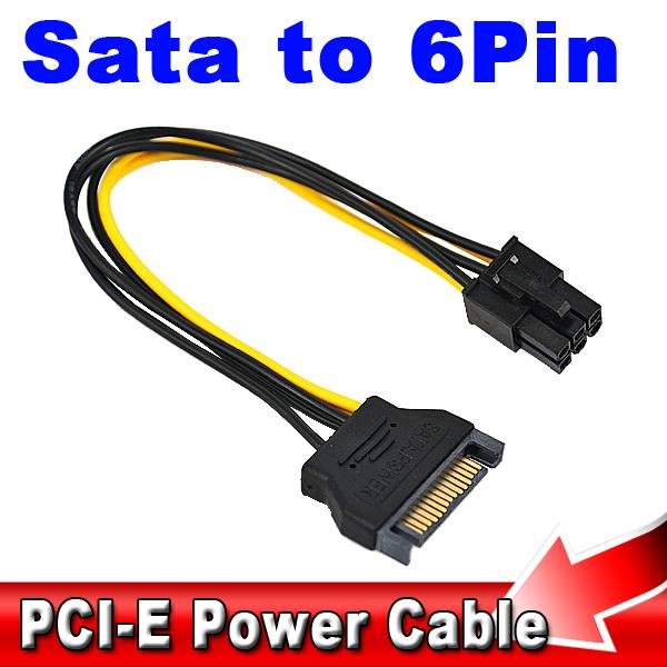 Cabo Adaptador Sata Macho Power P Pinos Vga Pci Express Shopee Brasil