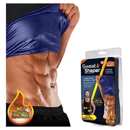Camiseta Redutora Masculina Térmica Shaper Regata Neoprene - SWEAT SHAPER