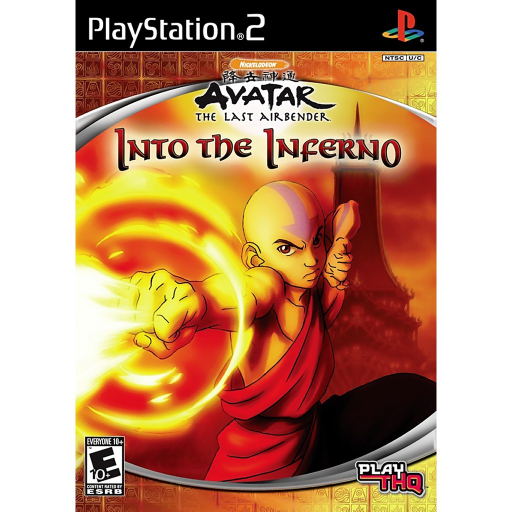 Avatar  The Last Airbender  Into the Inferno jogo playstation ps2