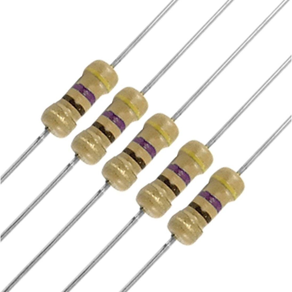 kit 100 x Resistor para led 3mm 5mm alto brilho difuso cr25 1/4w 110R 270R 470R 1000R 1K ligação 5v 9v 12v 24v film carbono
