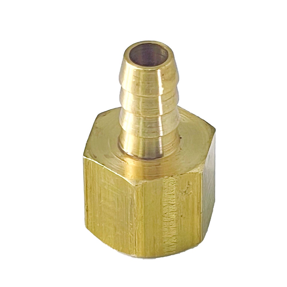 Niple para Mangueira Latao 1/2" NPT Femea x 3/8" BM