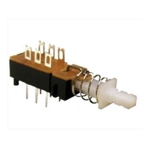 Kit 100 Peças - Chave Tecla 6 Terminais Com Trava Kzj-2x2