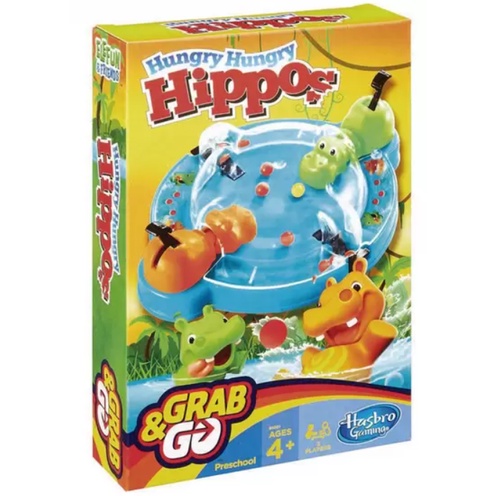 Jogo Hipopótamo Comilão Grab e Go - Hasbro