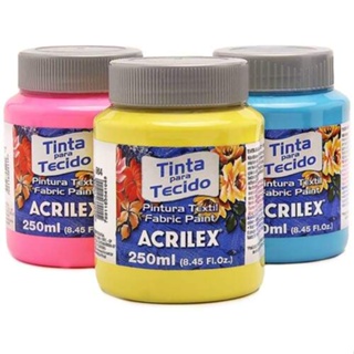 TINTA PARA TECIDO 250ML ACRILEX em Oferta na Shopee
