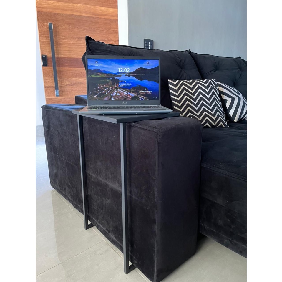 Mesinha Lateral Individual Apoio De Sofá Suporte para Notebook Livros etc em Oferta na Shopee