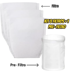 Kit 3 filtros + 1 pré-filtro Makita