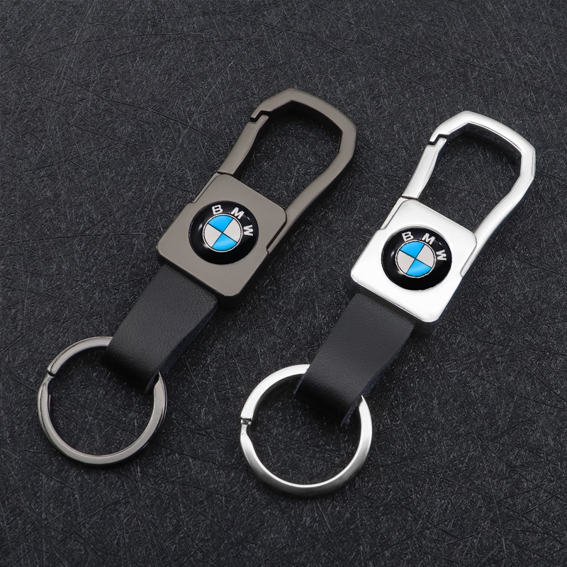 Logotipo Do Carro Chaveiro De Couro De metal Personalidade Moda Pingente keychain Para BMW X1 X2 X3 X4 X5 X6 X7 e46 e90 e60 f30 e39 e36 f20 e87 e92 Acessórios