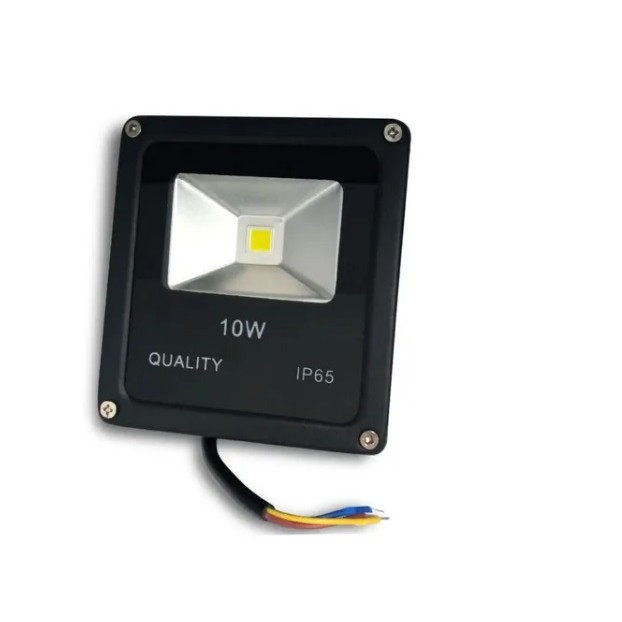 Holofote Refletor Led 10w Branco Frio 6000k Bivolt Prova D'água Super Led Interno Externo