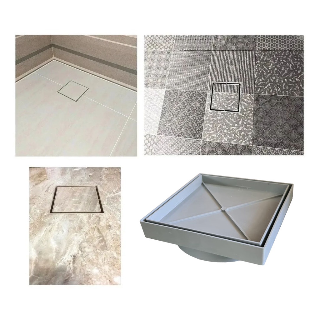 Ralo Invisível 10x10 Oculto Anti Insetos - Cor Cinza
