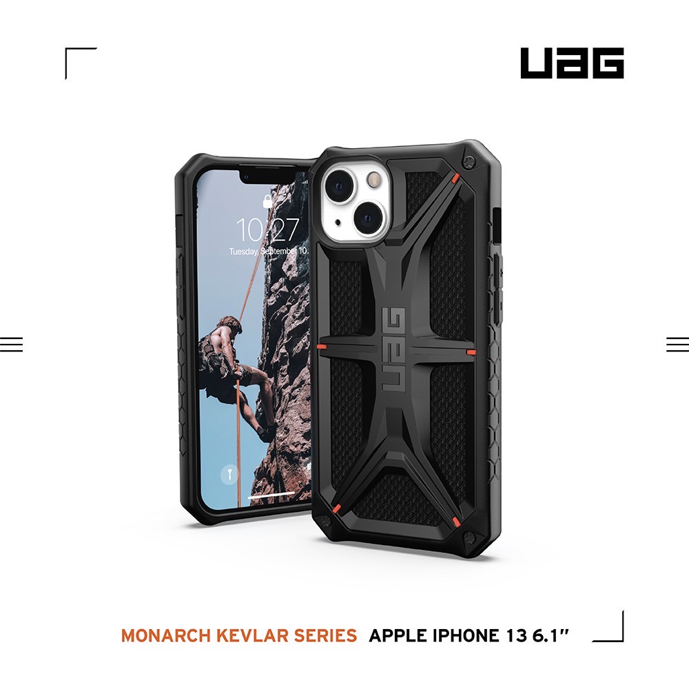 Capa De Proteção Série Uag Monarch Kevlar Para Iphone 13 Pro Max 67 13