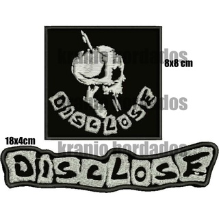 DISCLOSE PUNK ROCK DBEAT PATCH BORDADO ENVIO IMEDIATO