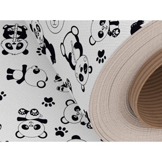 TNT Estampado Mewi Ursinho Panda Preto e Branco - 2 m x 1,40 m de largura 40g – 1196 em Oferta na Shopee