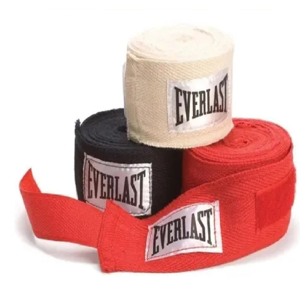 Kit Bandagem Everlast 2,74 Mt Com 3 Pares - ORIGINAL