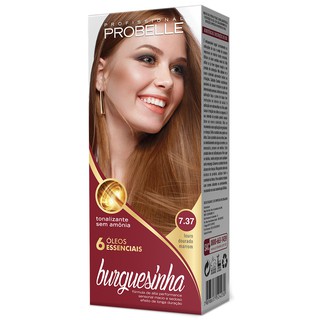 Tonalizante Burguesinha 50g 7.37 - Louro Dourado Marrom Probelle