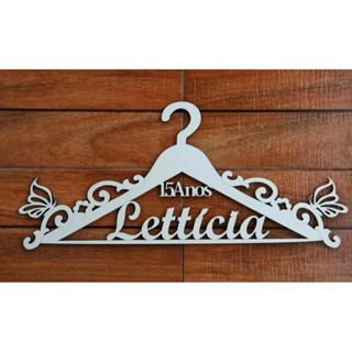 Cabide Personalizado Para Vestido Festa Debutante 15 Anos em Oferta na Shopee