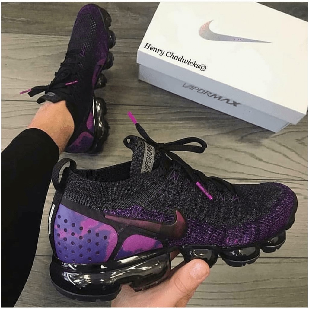 nike vapormax preto e roxo