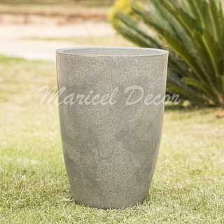 Vaso para plantas 49x33cm  em Polietileno Coluna Redonda Lisa