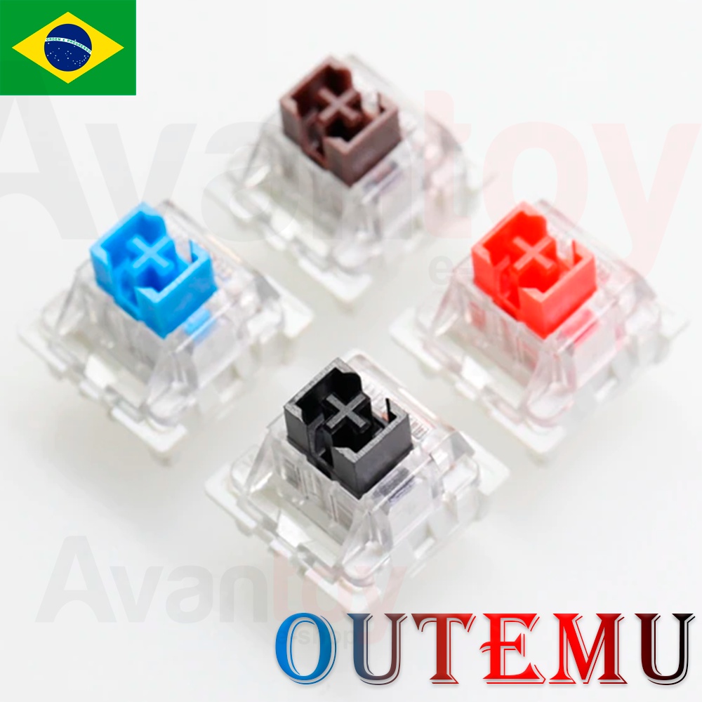 Botão Switch Outemu MK2 Para Teclado Mecânico Outemu Blue Outemu
