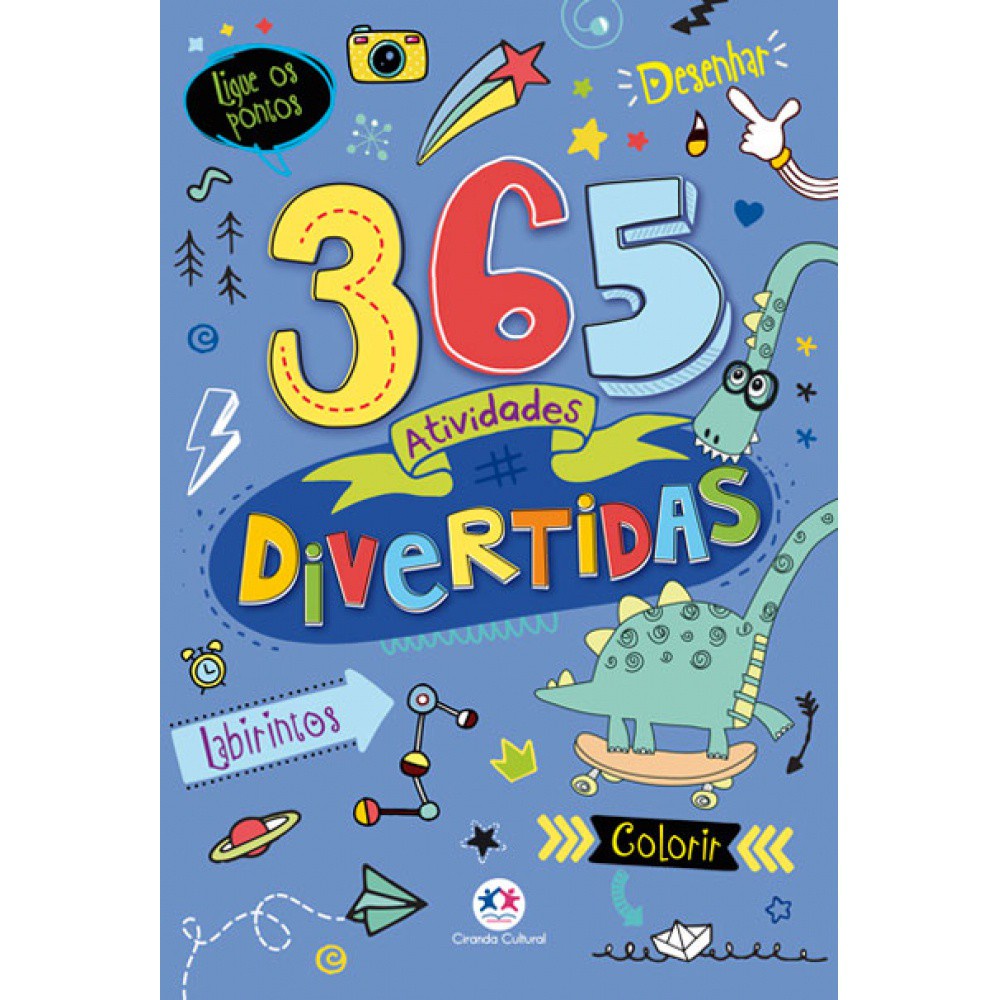 Livro - 365 atividades divertidas - Ciranda Cultural