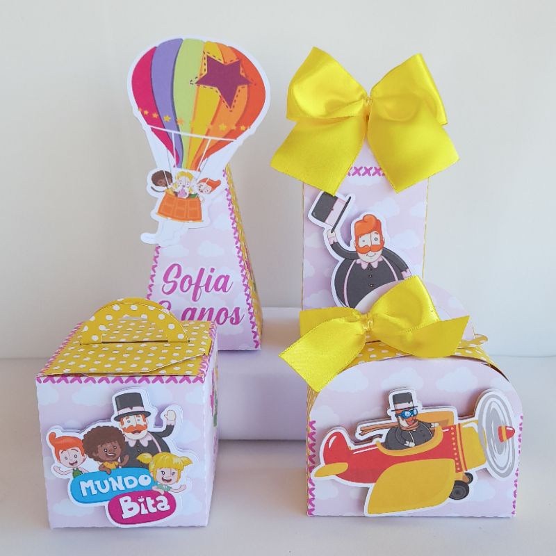 Kit Personalizados Mundo Bita Menina20 Itens Shopee Brasil 8889