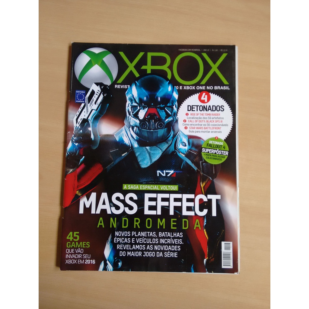 Revista Xbox 116 Detonados Mass Effect Dark Soul 442q