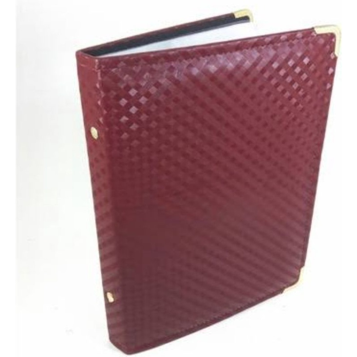 Pasta Para Coral N°3 vinho com 50 Plásticos para 100 hinos em Oferta na Shopee