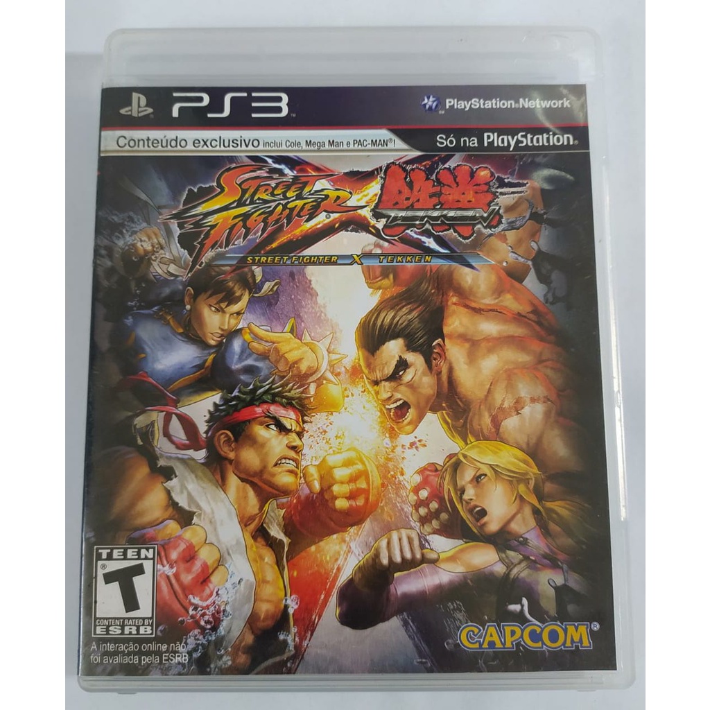 Street Fighter X Tekken Ps3 , Mídia Física ,a Pronta Entrega