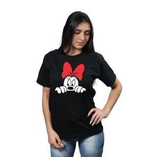 Camiseta Minnie Disney Desenho Unissex Blusa de Frio