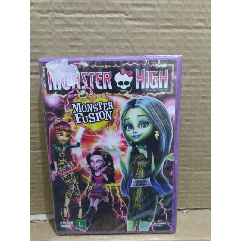 DVD MONSTER HIGH- MONSTER FUSION- (ORIGINAL-LACRADO).