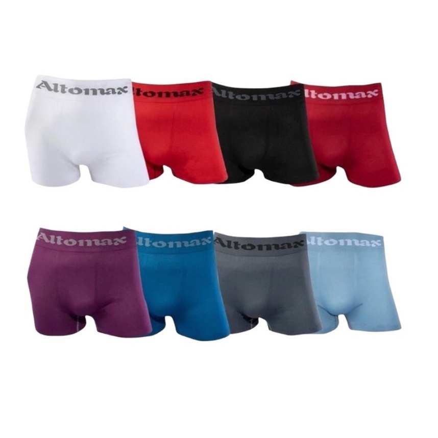 Kit 12 Cuecas Box Boxer Masculino Altomax Sem Costura Microfibra