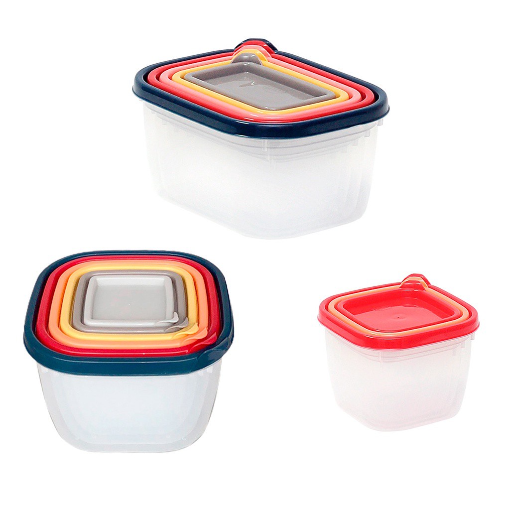 14 Potes plástico porta mantimentos alimentos legumes papinha frutas cereais plasútil Vasilha marmita tapoer tapuer tupperware tapware tapawer