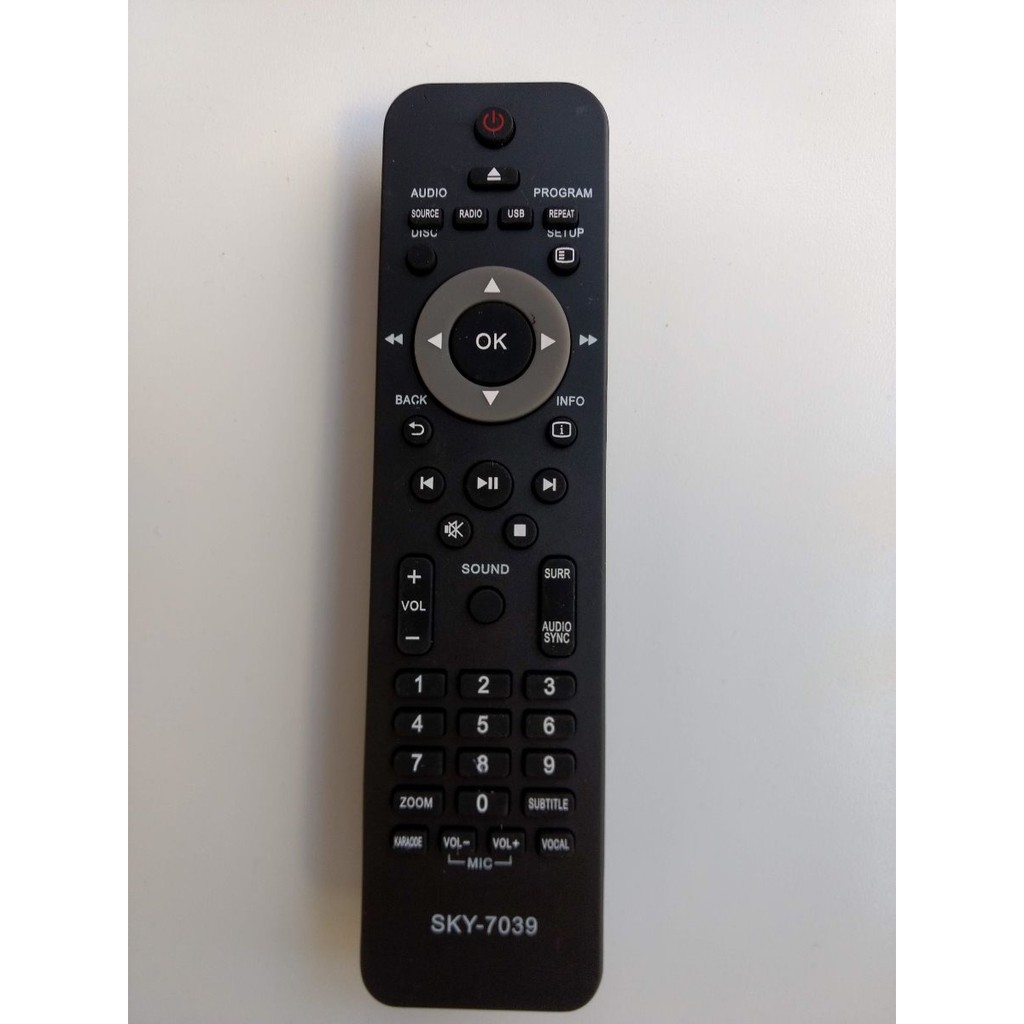 Controle Remoto Home Theater Generico Paralelo E Compativel Com A