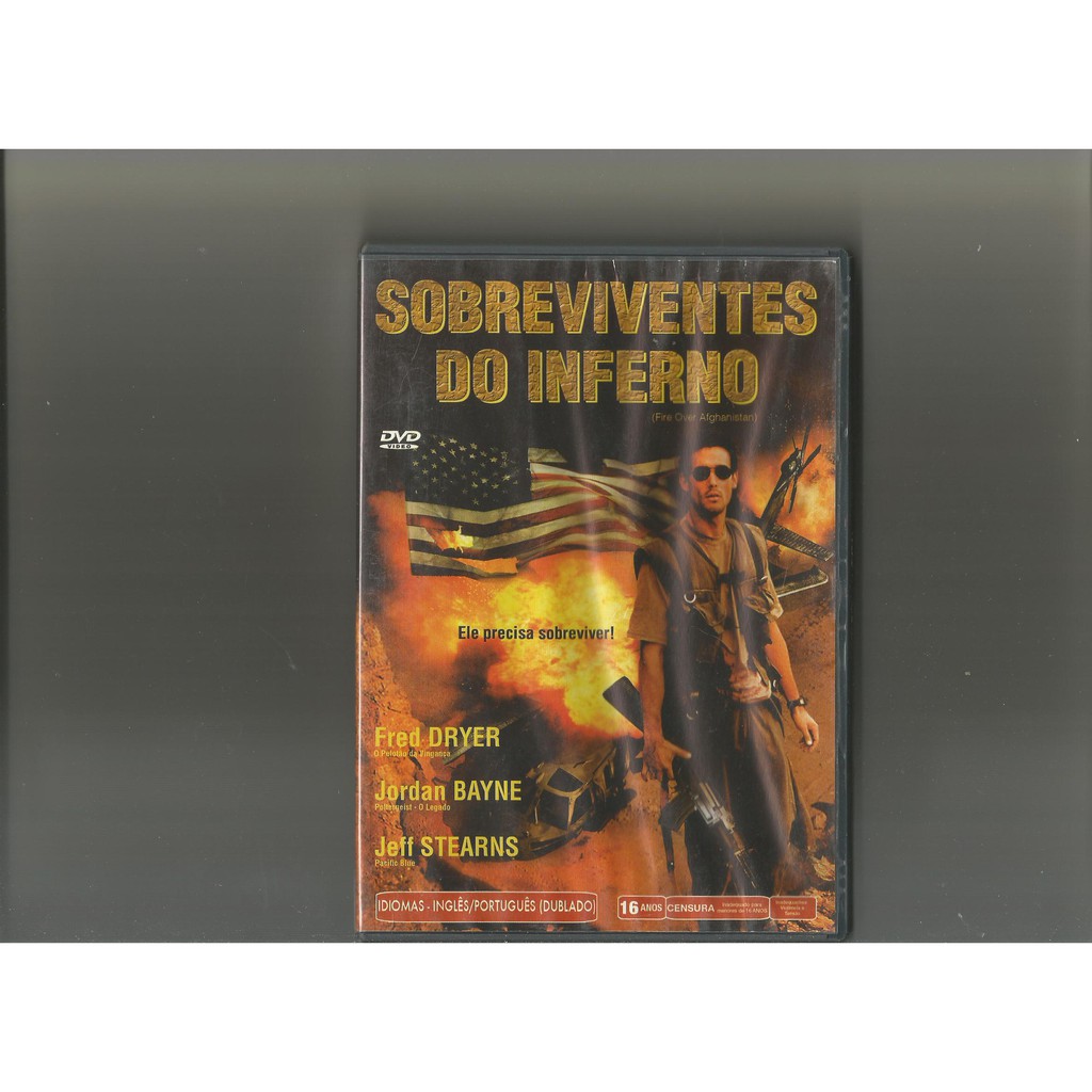 DVD * SOBREVIVENTES DO INFERNO * FRED DRYER - INPECÁVEL