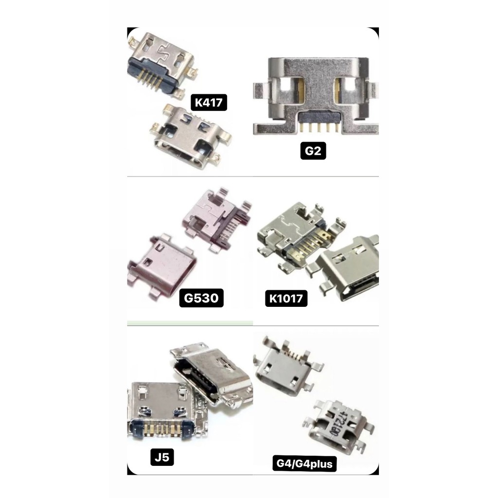 Kit Lote 50 Conector De Carga Dock Usb Celular Manutenção celular  variados promoção