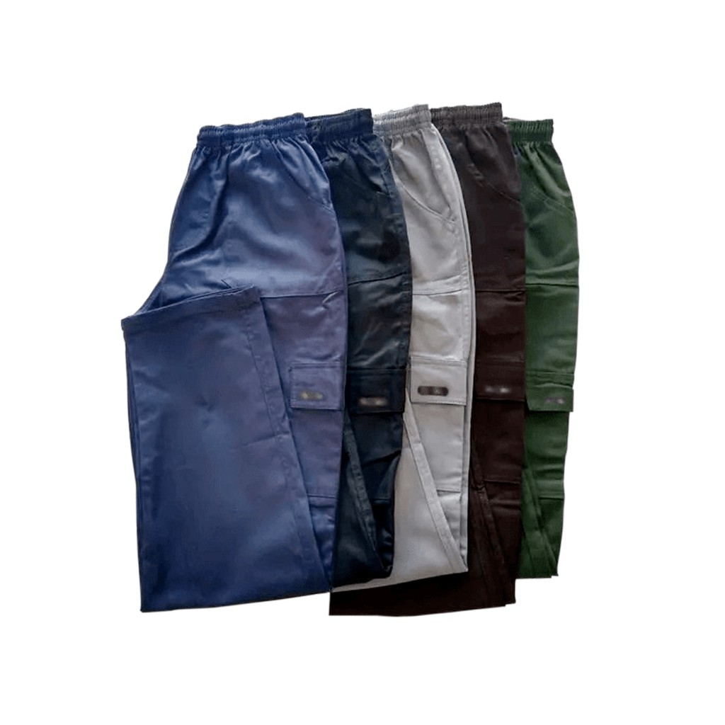 Calça Trabalho Uniforme Pedreiro Mecânico Industria Kit C/3