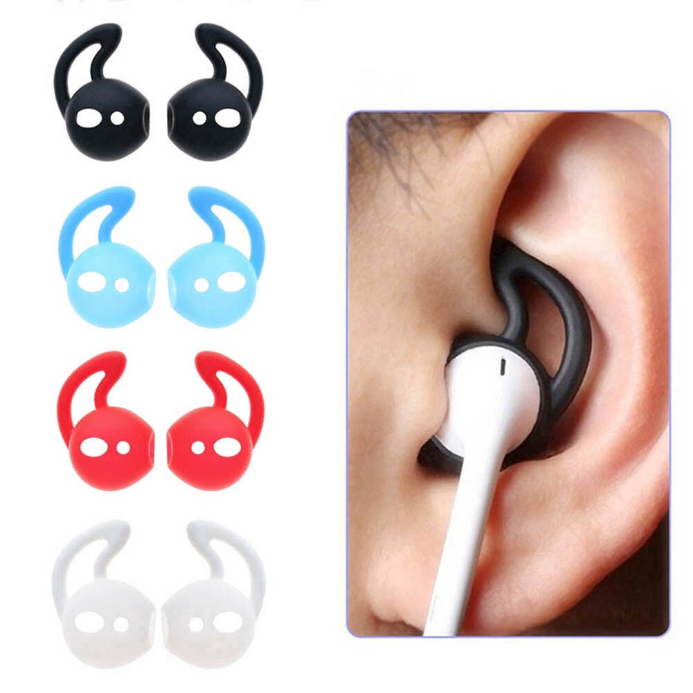 3 Pares De Borracha Macia Orelha Ganchos Earbud Titular Para Apple Airpods Air Pod Sports Acessórios em Oferta na Shopee