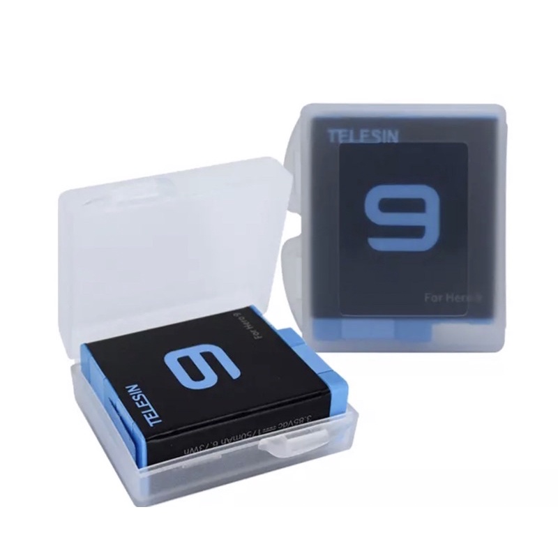 2x Case Armazenamento Proteçao P/bateria Gopro Hero 9 E 10