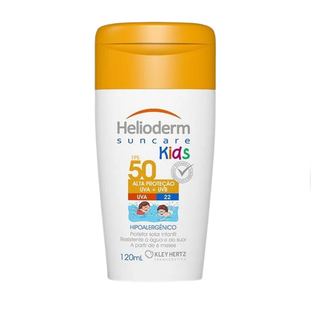 PROTETOR SOLAR CORPORAL FPS 50 HELIODERM SUNCARE KIDS 120G