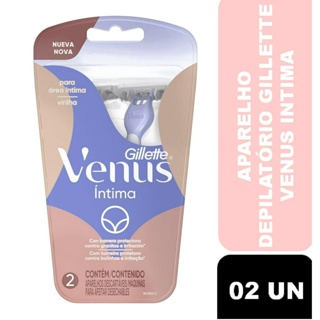 Aparelho de depilar GILLETTE Venus Intima (c/ 02 unidades) em Oferta na Shopee