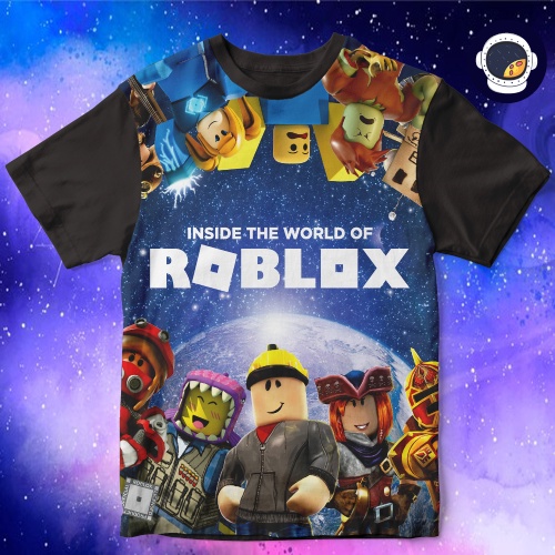 Camiseta Infantil Roblox Game Camiseta aniversário Roblox