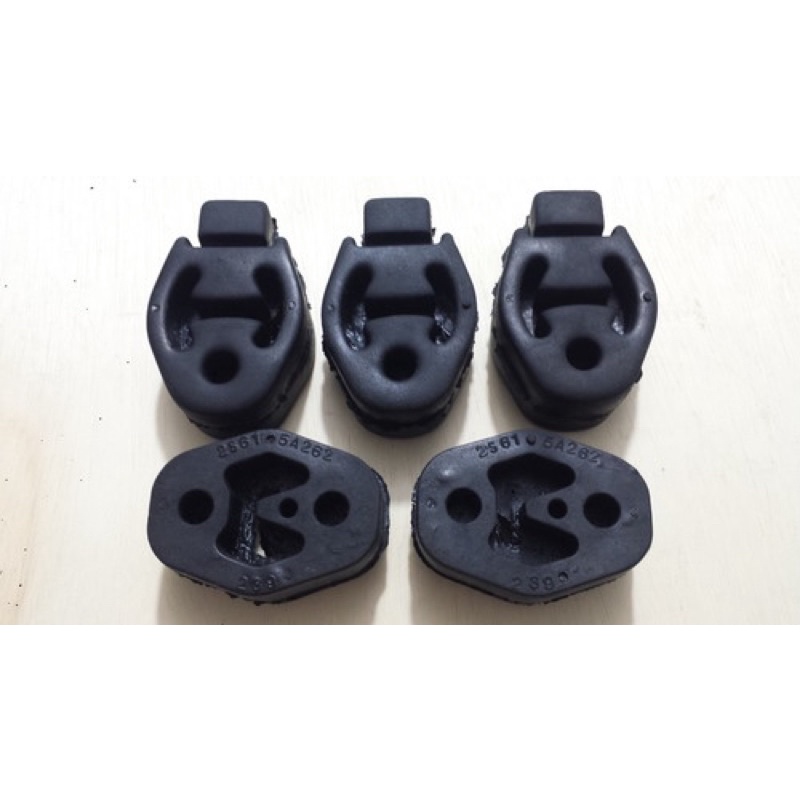 Kit Borracha Coxim Escapamento ECOSPORT 01/... Kit Com 5 Peças