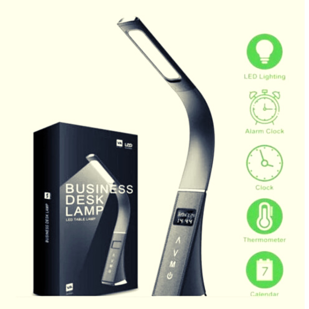 Luminária Mesa Led Recarregável Flexível 360 Desk Lamp Table Elegance