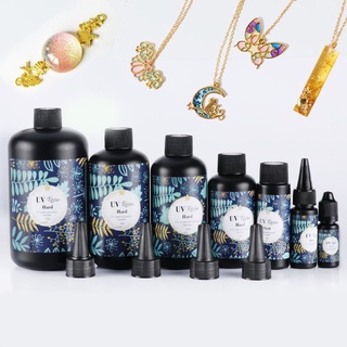 Amós 200-1000g Cola Dura De Resina UV Cristalina Transparente De Cura Ultravioleta