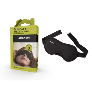 Máscara para Repouso e Relaxamento Mercur Protege Olhos da Claridade