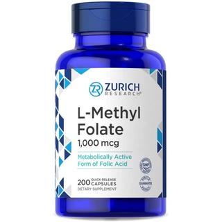 Methyl Folate 1,000 Mcg 200 Cáps - Acido Fólico