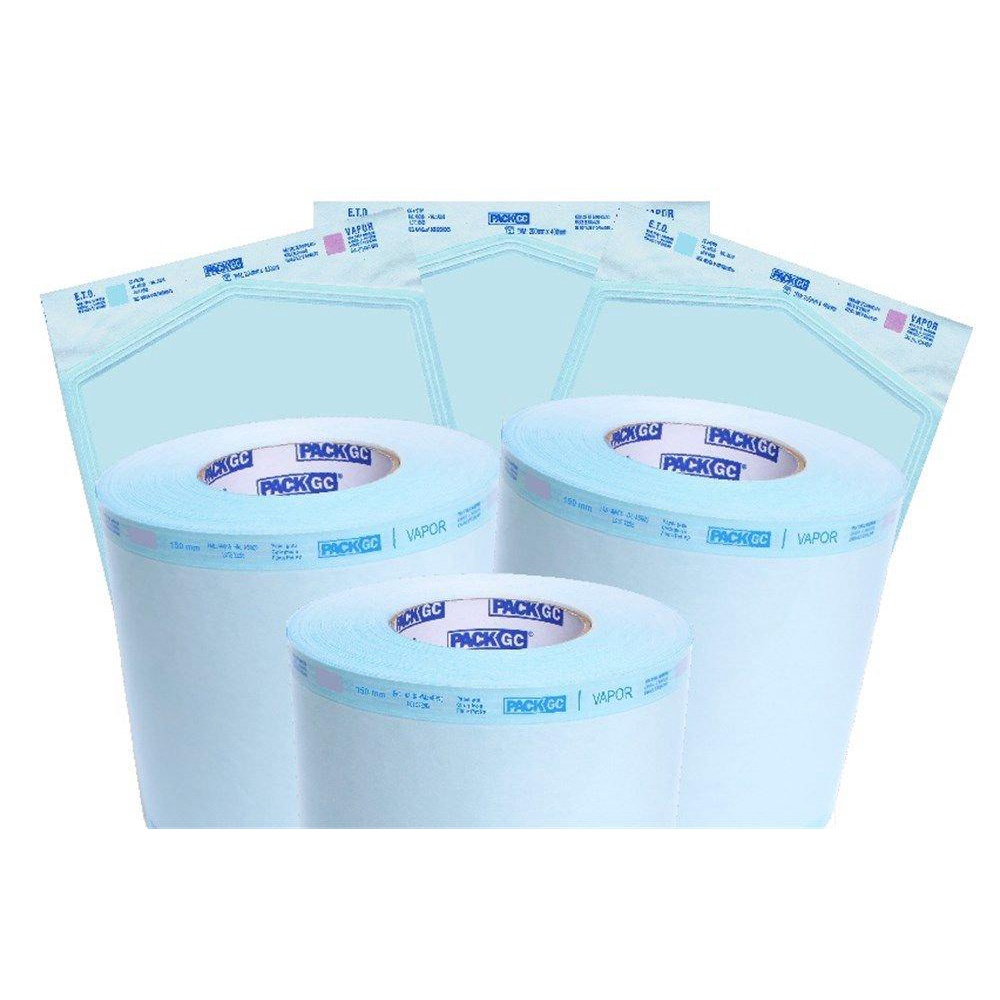 Papel Grau Cirurgico 450mm X 100mt Packgc Shopee Brasil 0567