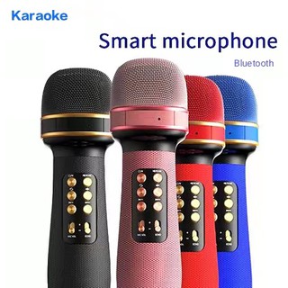 Microfone Karaoke Bluetooth Fm Usb com Caixa de som Rádio Marca XTRAD