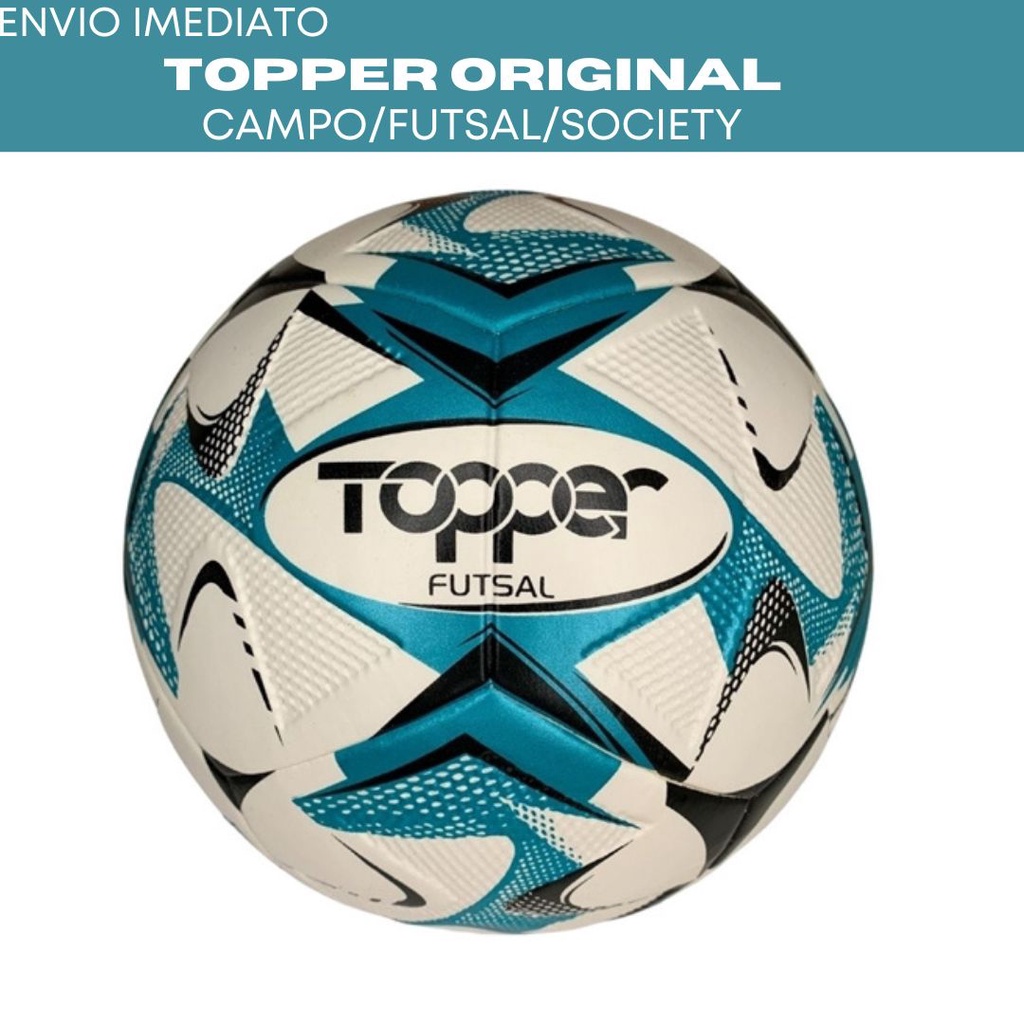 Bola de Futebol Campo Futsal Society Topper Promoção Original