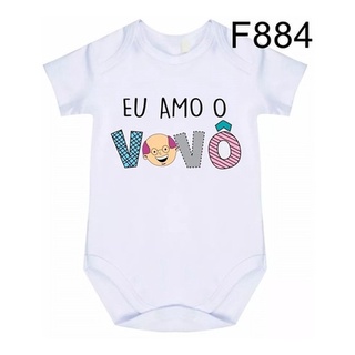 Body Bebê Frases Eu Amo O Vovô F884